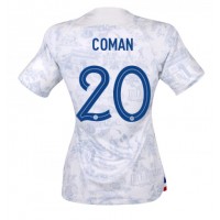Fotbalové Dres Francie Kingsley Coman #20 Dámské Venkovní MS 2022 Krátký Rukáv